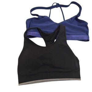 Like new Black and Blue Sports Bras bundle  Sz S